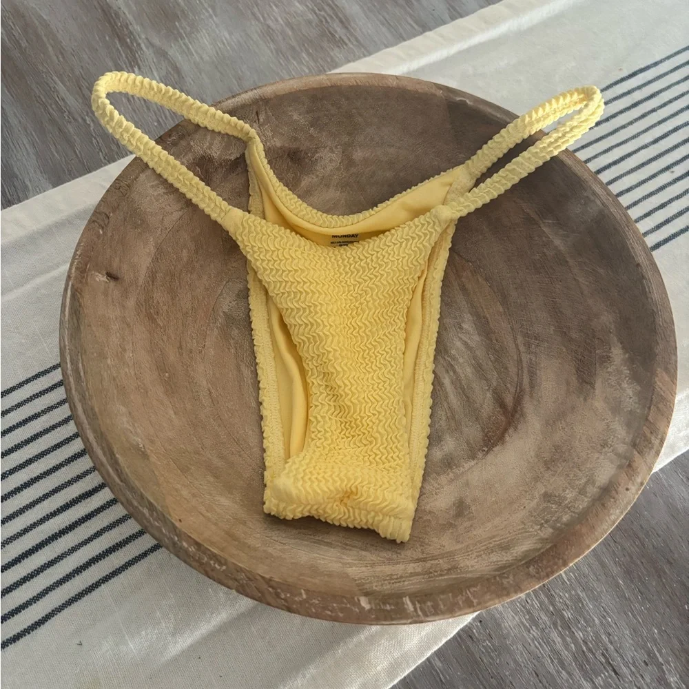🌿🦋 Monday Swimwear BARBADOS BOTTOM - HONEY CRINKLE